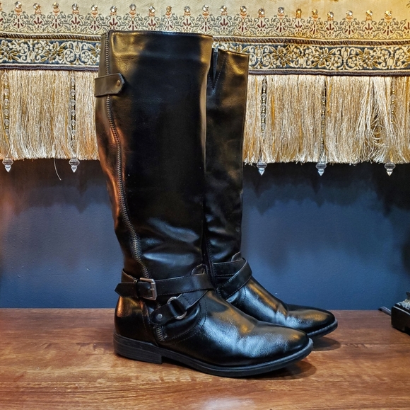 (G)Rampage women's boot black sz 8W - Picture 1 of 6